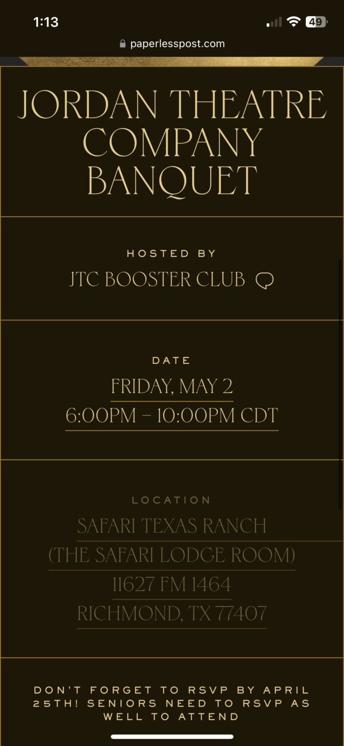 2025  Banquet Ticket - Image 2