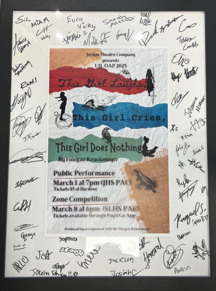 Autographed Framed OAP 2025 Poster